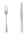 Matte Steel Fork Knife GIF
