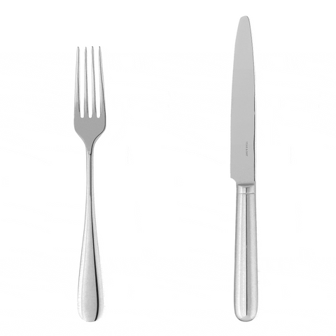 Matte Steel Fork Knife GIF